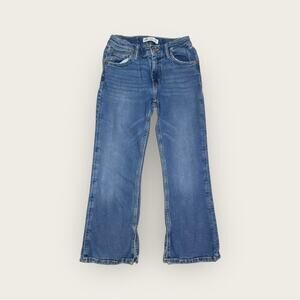 Zara | Split Ankle Flare Jeans | Blue | Girls 9